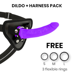 Delta Club Toys Harness + Dong Purple...