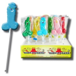 Diablo Picante - Gummy Lollipop Penis...