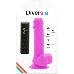 Diversia - joustava värisevä dildo 20.5 cm -  purppura 7