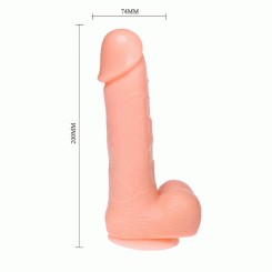 Baile - realistinen dildo dildo värinä ja rotation 20 cm 7