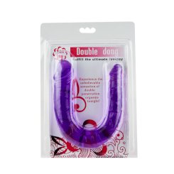 Baile - tupla dildo in  lila joustava jelly 4