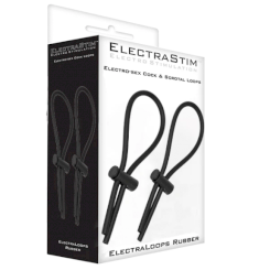 Electrastim - rubber adj. cock ja scrotal loops 1