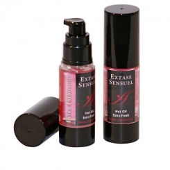 Extase sensual - hierontaöljy with extra fresh mansikka effect 30 ml 0