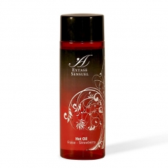 Extase sensual - mansikka heat stimulaattori oil 100 ml 0