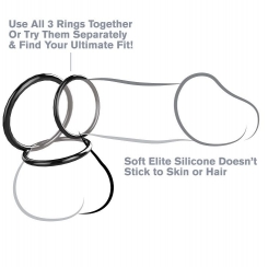 Fantasy C-ringz Silicone 3 Ring Stamina...