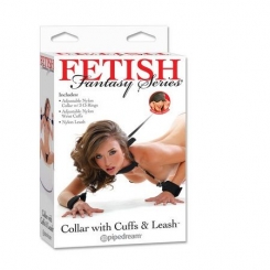 Fetish Collar With Cuffs & Leash