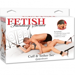 Fetish Fantasy Cuff Ja Tether Set