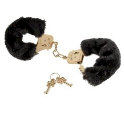 Blue Light Marabou Handcuffs