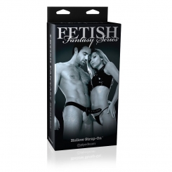 Fetish fantasy series - värisevä ontto strap-on dildo naiselle tai miehille  musta