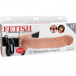 Fetish fantasy series - series 11 ontto strap-on dildo värisevä kiveksillä 27.9cm flesh 2