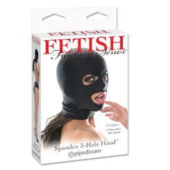 Fetish fantasy series - spandex 3-hole hood 1