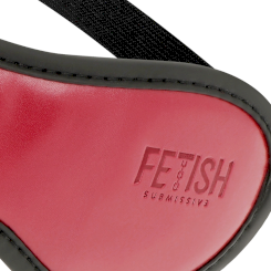 Fetish submissive tumma room - vegan nahka maski with neoprene lining 2