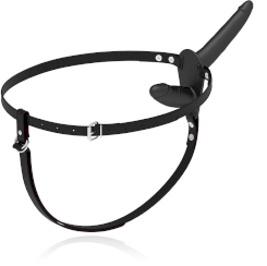 Fetish submissive tupla penetrix strap-on  musta up 1