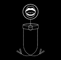 Fetish submissive - suukapularengasnänninipistimilla 3