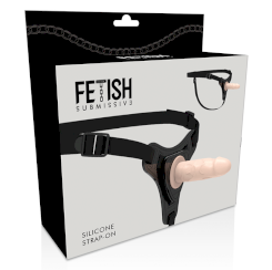 Fetish Submissive Silicone Strap-on Flesh 16cm Realistic 2