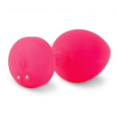 G-vibe - funtoys gplug anal ladattava vibraattori small neon  pinkki 3cm 2