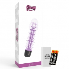 Glossy Axel Vibrator Purple