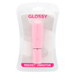 Glossy Pocket Vibrator Pink