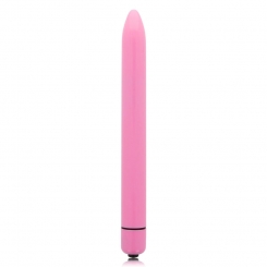 Glossy Slim Vibrator Deep Rose