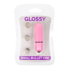 Glossy Small Bullet Vibe Deep Rose