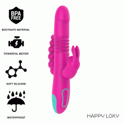 Happy loky - donald triple stimulation: anal, g-piste & klitoris watchme langaton compatible