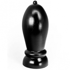 Hung System  Anal Plug Black  24 Cm