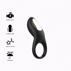 Ohmama - kuvioitu penis sheath with värisevä luotivibraattori