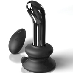 Basecock - realistinen vibraattori kaukosäädettävä  musta 19.5 cm -o- 4 cm