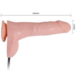 Baile - realistinen värisevä ja pumpattava dildo 18.8 cm 8