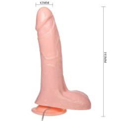 Baile - pumpattava realistinen dildo with imukuppi 15 cm 3