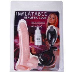 Dance - realistinen pumpattava dildo with imukuppi 15 cm 4