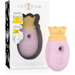 Intense - klitoriskiihotin 10 licking ja suction frequencies -  pinkki 0