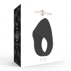 Intense Oto Cock Ring Black Rechargeable