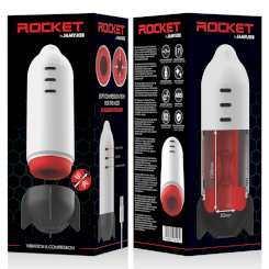 Jamyjob - rocket masturbaattori soft compression tech ja värinä 9