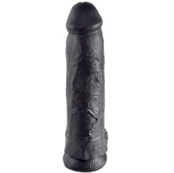 King cock - 12 dildo  musta kiveksillä 30.48 cm 4