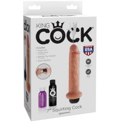 King Cock - 17.8 Cm Ejakulointiing Dildo