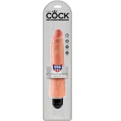 King cock - 25.4 cm värisevä stiffy flesh 1