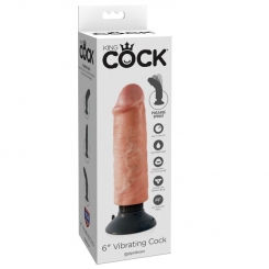 King cock - 15.24 cm värisevä cock flesh 0