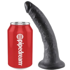 King cock - 7 dildo  musta 17.8 cm 2