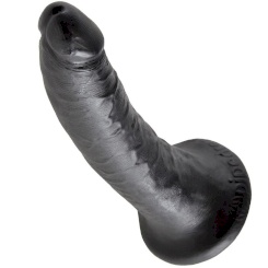 King cock - 7 dildo  musta 17.8 cm 3
