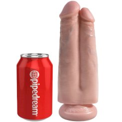 King cock - two cocks one hole 20.3 cm 1