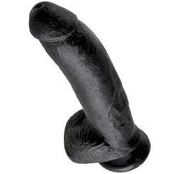 King cock - 10 dildo  ruskea kiveksillä 25.4 cm