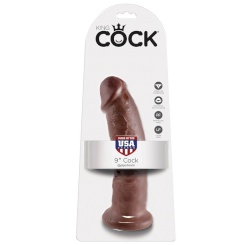 King cock - 9 dildo  ruskea 22.9 cm 0