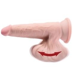 King cock - plus 3d dildo swinging balls 12.7 cm 2