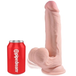 King cock - plus 3d dildo swinging balls 20.3 cm 1