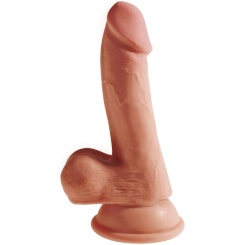 King cock - dildo kiveksillä 14 cm flesh