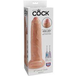 King cock - realistinen dildo uncut flesh 23 cm 5