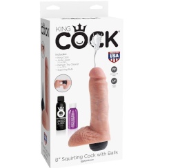 King cock - realistinen natural ejaculator penis 20.32 cm 0