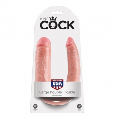 King cock - u-shaped large tupla trouble flesh 17.8 cm 0