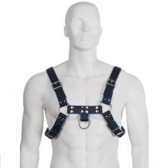 Leather Body Chest Bulldog Harness...